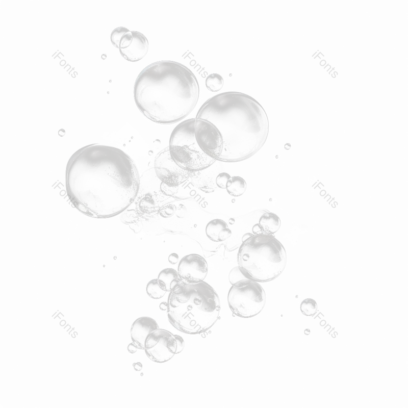 水气泡图片,泡沫元素,抽象PNG,液体免抠素材
